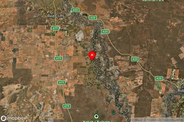 Nangiloc,Victoria Satellite Map