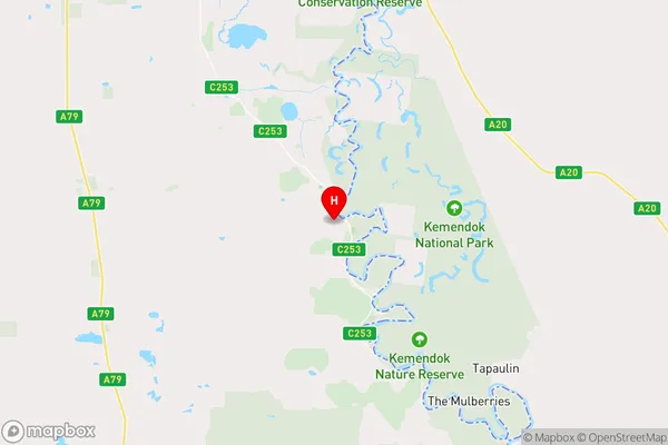 Nangiloc,Victoria Area Map