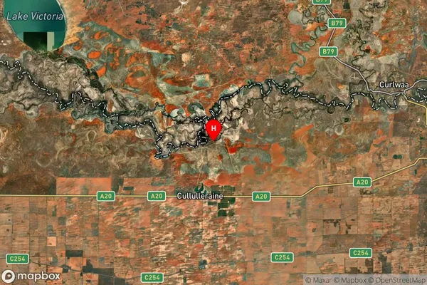 Cullulleraine,Victoria Satellite Map