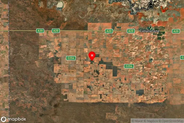 Meringur,Victoria Satellite Map