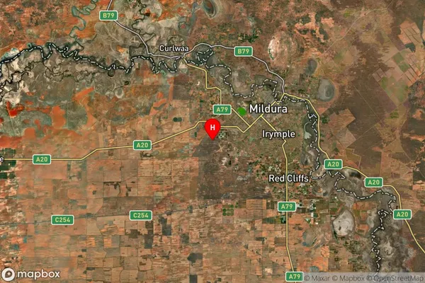 Koorlong,Victoria Satellite Map