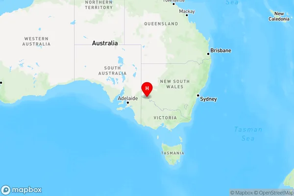 Koorlong,Victoria Region Map