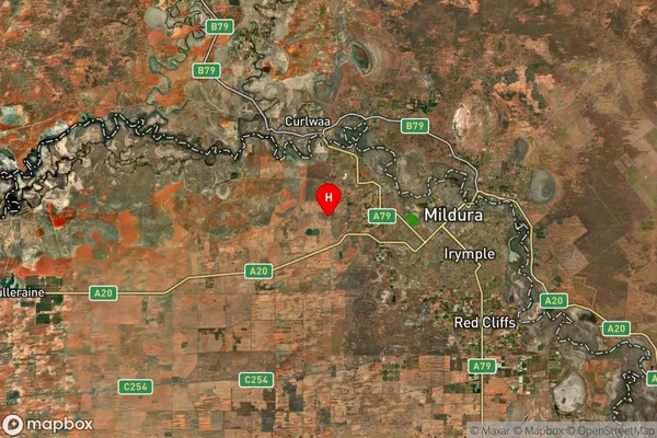 Wargan,Victoria Satellite Map