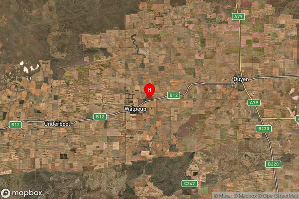 Walpeup,Victoria Satellite Map