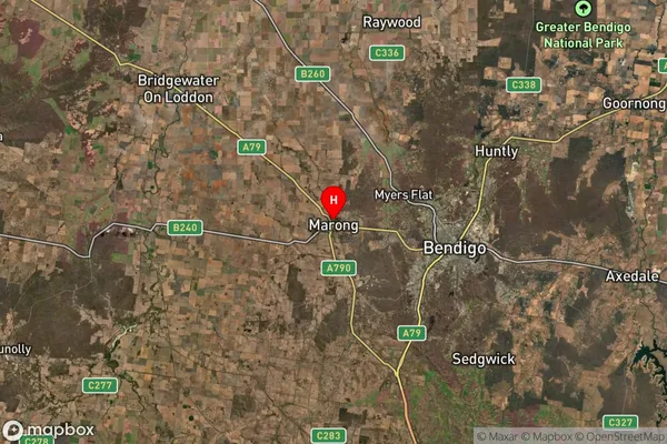 Marong,Victoria Satellite Map