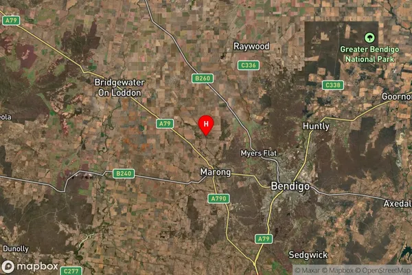 Leichardt,Victoria Satellite Map