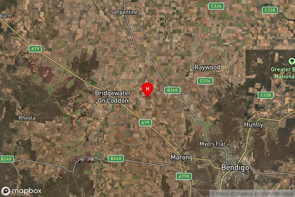 Yarraberb,Victoria Satellite Map