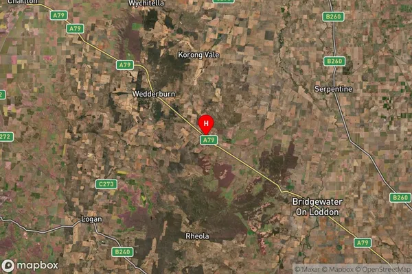 Glenalbyn,Victoria Satellite Map