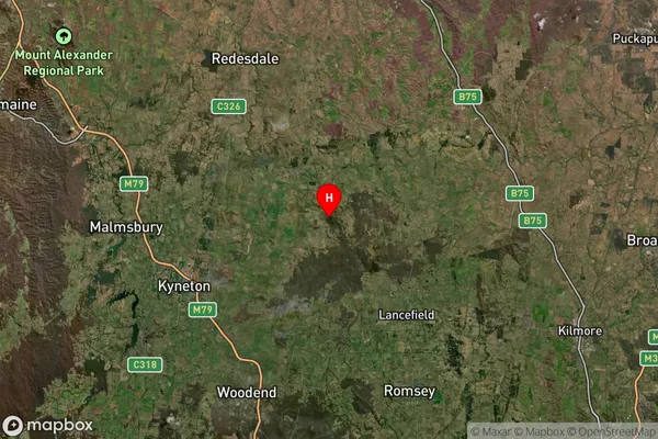 Pastoria,Victoria Satellite Map