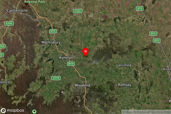 Pipers Creek,Victoria Satellite Map