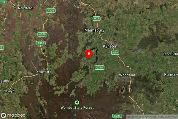 Spring Hill,Victoria Satellite Map