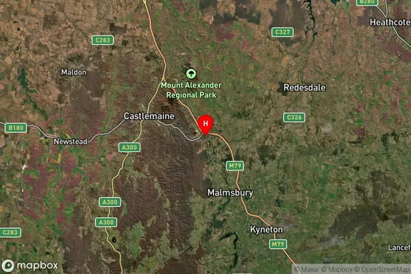 Elphinstone,Victoria Satellite Map