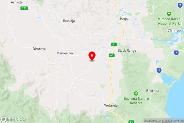 Kanoona,New South Wales Area Map