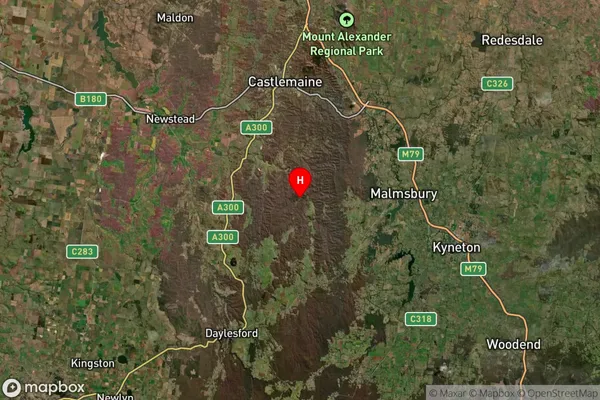 Glenluce,Victoria Satellite Map