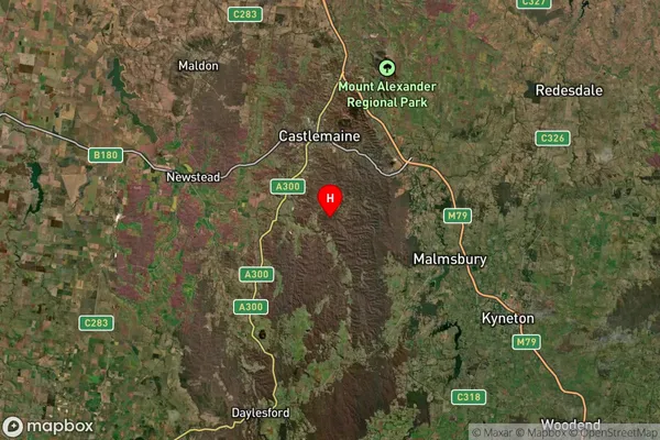 Irishtown,Victoria Satellite Map