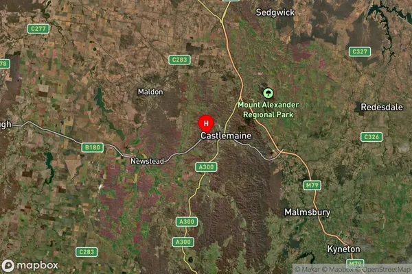 Mckenzie Hill,Victoria Satellite Map