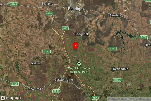 Harcourt North,Victoria Satellite Map