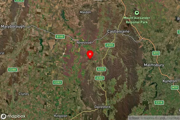 Clydesdale,Victoria Satellite Map