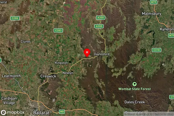 Eganstown,Victoria Satellite Map