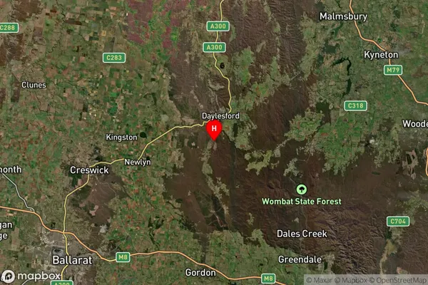 Musk Vale,Victoria Satellite Map