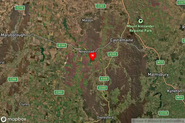 Strangways,Victoria Satellite Map