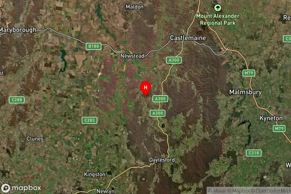 Yandoit,Victoria Satellite Map