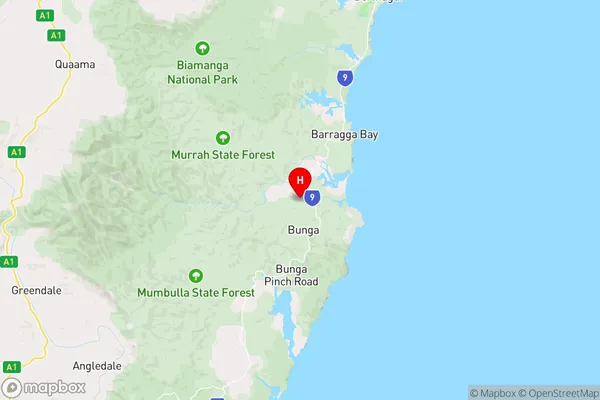 Murrah,New South Wales Area Map