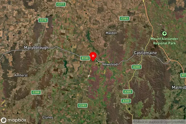 Joyces Creek,Victoria Satellite Map