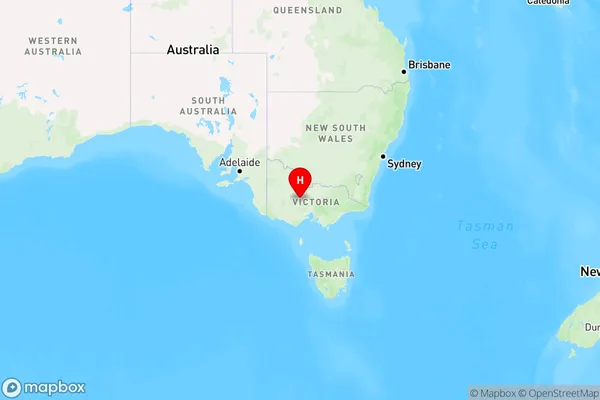 Baringhup West,Victoria Region Map