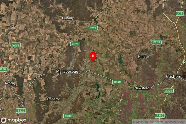 Carisbrook,Victoria Satellite Map