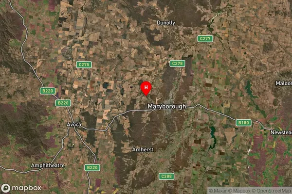 Alma,Victoria Satellite Map