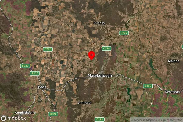 Bowenvale,Victoria Satellite Map