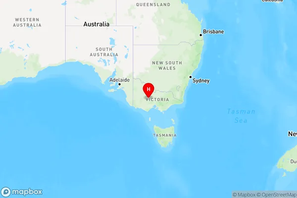 Maryborough,Victoria Region Map