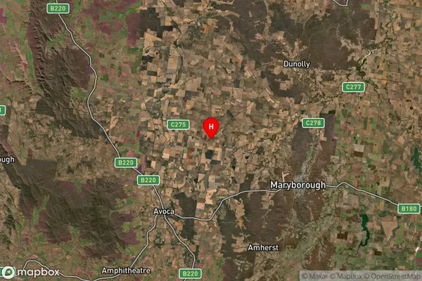 Rathscar,Victoria Satellite Map