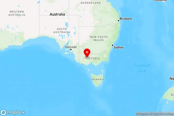 Rathscar West,Victoria Region Map