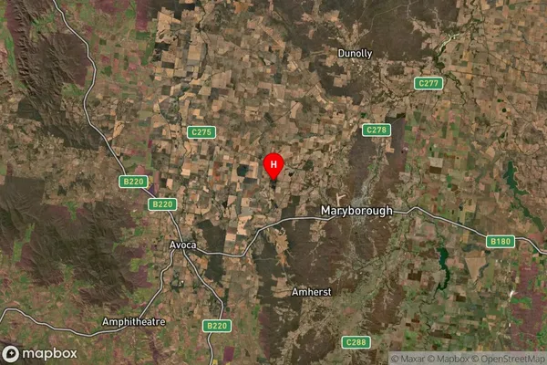 Wareek,Victoria Satellite Map