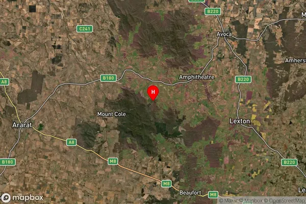 Glenlogie,Victoria Satellite Map