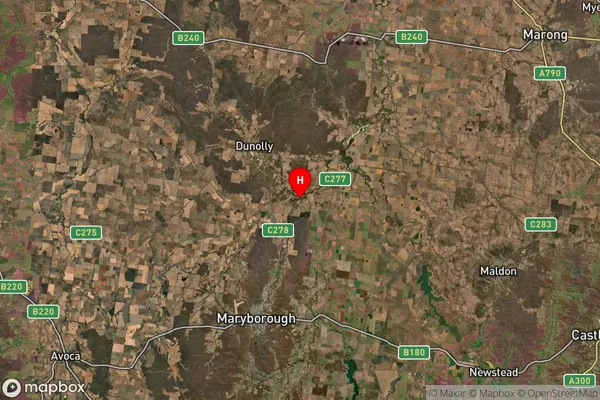 Betley,Victoria Satellite Map