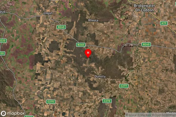 Inkerman,Victoria Satellite Map