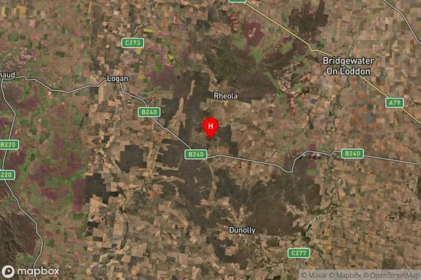 Moliagul,Victoria Satellite Map