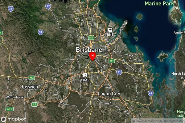 Ekibin,Queensland Satellite Map