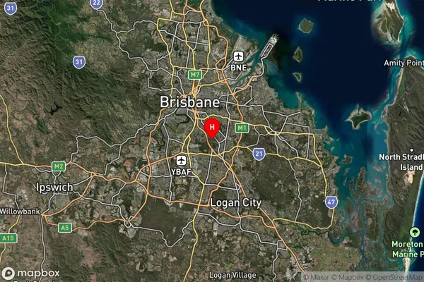 Mount Gravatt,Queensland Satellite Map