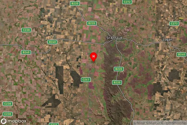 Beazleys Bridge,Victoria Satellite Map