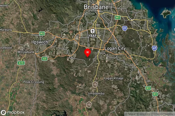 Greenbank,Queensland Satellite Map