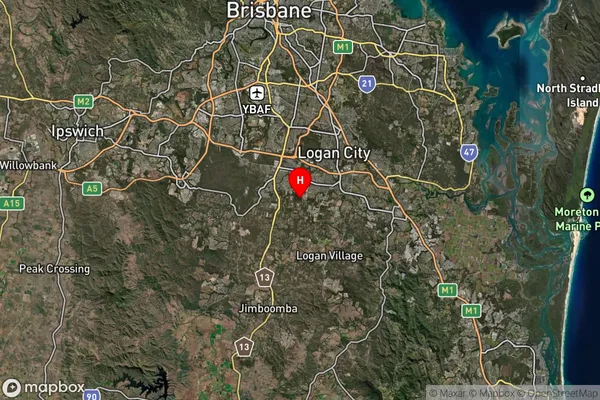 Park Ridge,Queensland Satellite Map