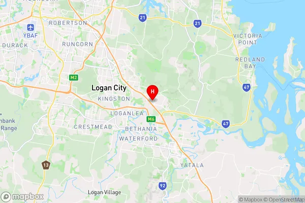 Logan Hyperdome Bc,Queensland Area Map