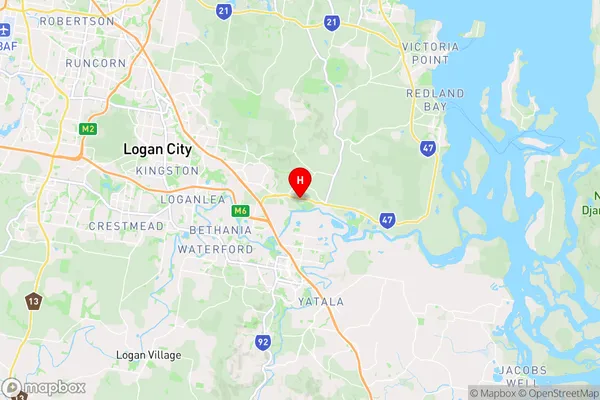 Logandale,Queensland Area Map