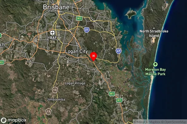 Loganholme,Queensland Satellite Map