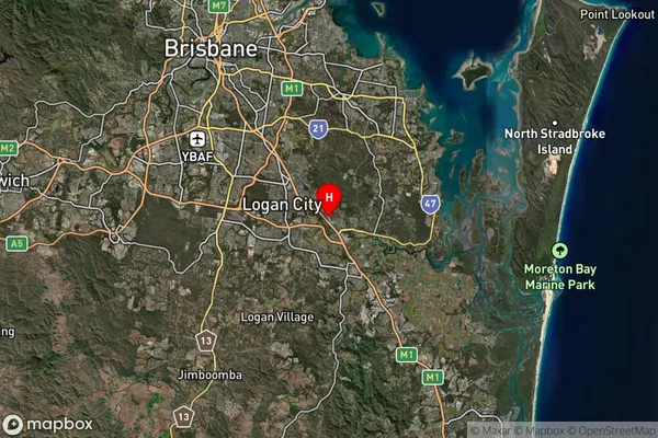 Loganholme Bc,Queensland Satellite Map