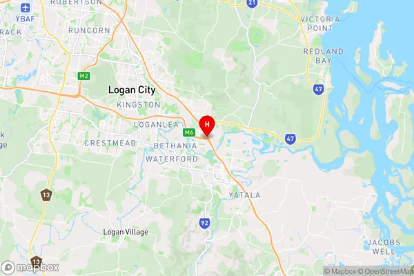 Loganholme Dc,Queensland Area Map